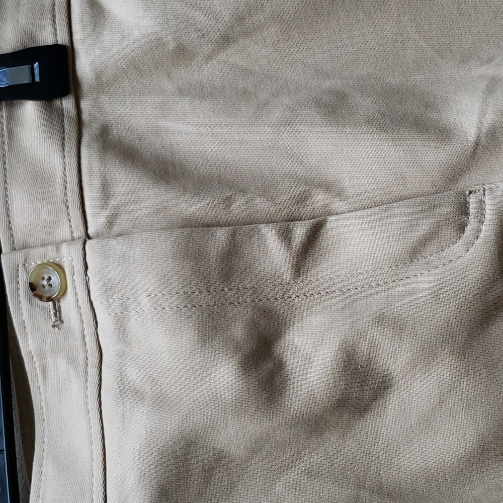 Talbot's heritage pants khaki tan size 24W. Heavy fabric. - Picture 6 of 13
